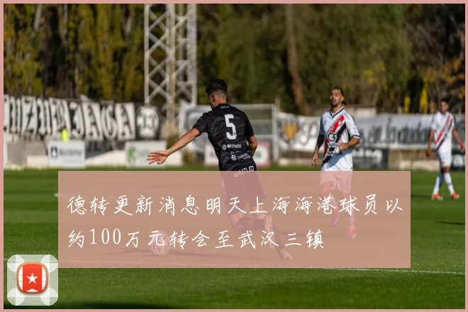 德转更新消息明天上海海港球员以约100万元转会至武汉三镇